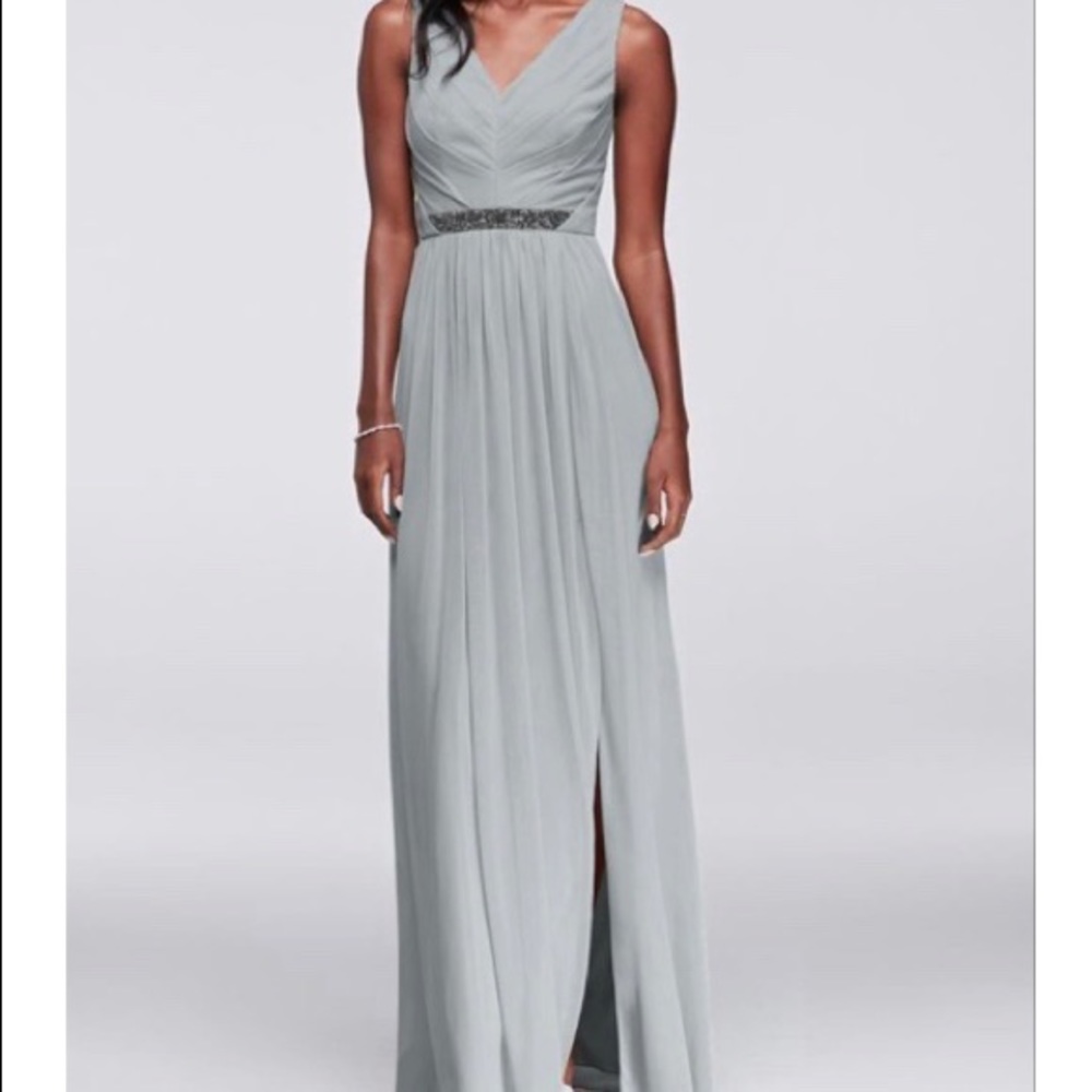 Gray dress from David’s Bridal Size 10.